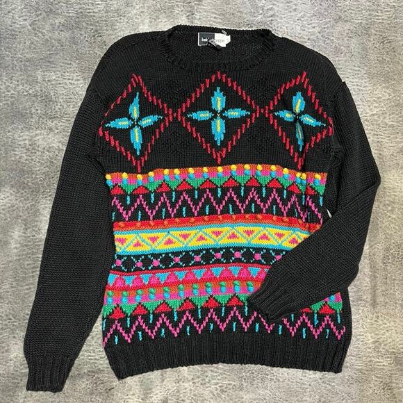 Vintage Beldoch Popper knit pullover sweater - Picture 1 of 6